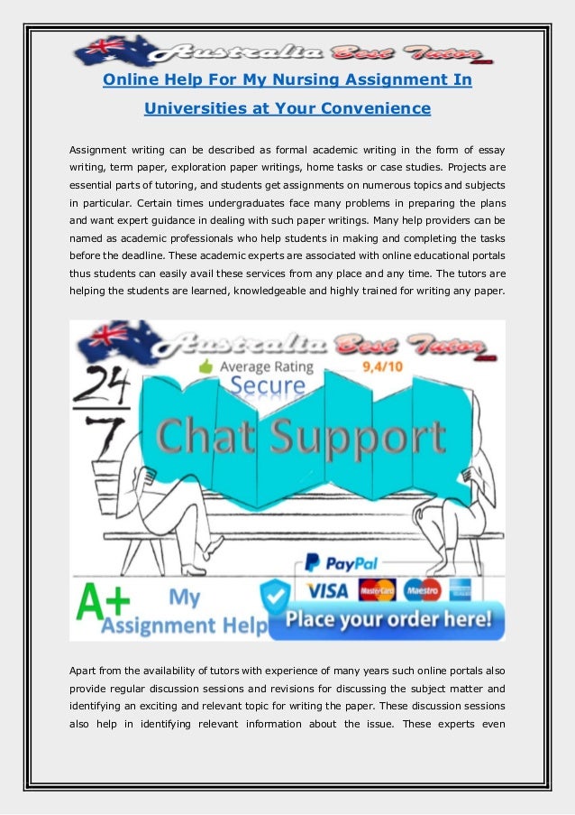 Help with dissertation writing nursing assignments